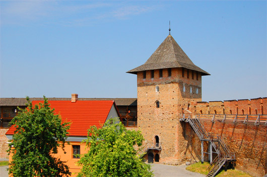 Луцький замок або замок Любарта. вежа
