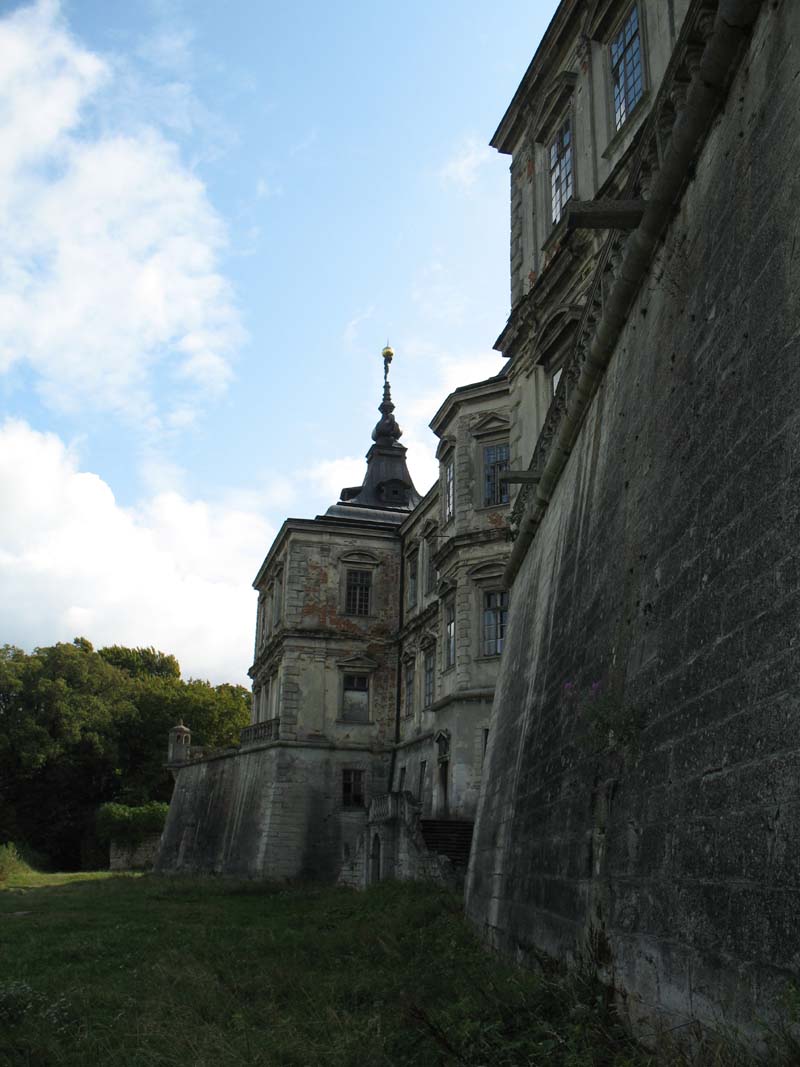 Підгорецький замок, із західного боку
