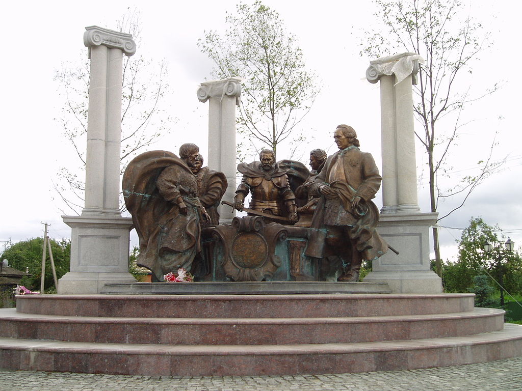 Скульптурна група "Гетьмани. Молитва за Україну". Фото: Nestor, CC BY-SA 3.0