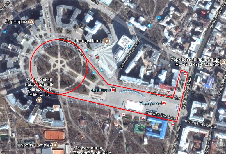 Скріншот з карт Google, google.com.ua/maps